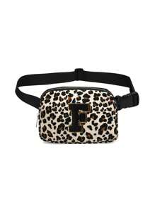 腰包，时尚斜挎腰包，配有可调节肩带，适合日常使用、户外、旅行、徒步旅行、慢跑、骑自行车、便携式设计、理想的礼物