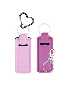 Chapsticks Holder Keychain For Lipstick Lip Balm Keychain Holder With Clip Stocking Stuffers For Women Winter,Lipstick Sleeve Pouch Lip Balm Bag,Portable Pocket Lip Gloss Tube Holder ,Travel Accessory,Lipstick Cover Key Chain, Multi-Function Accessories