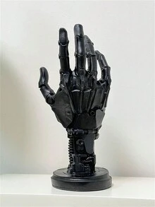 1pc Cyberpunk Mechanical Handcrafted Ornaments, Gaming Controller Desk Stand, Hand Sketch Model Joints, Artistic Manga Sketch Hand Model (Randomly Colored Parts) - Multicolor - View 10