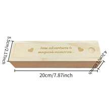 Scatola di conservazione del test di gravidanza, sorpresa, scatola in legno per l'annuncio di gravidanza, scatola per l'annuncio del bambino, regali di Capodanno per marito, nonni, papà, zia e zio, regalo per festa di nascità, Pasqua, per ragazze/ragazzi - multicolore - Visualizzare 13