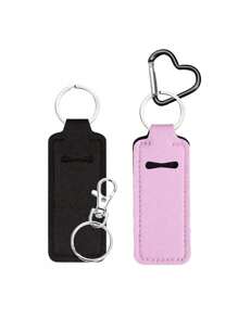 Chapsticks Holder Keychain For Lipstick Lip Balm Keychain Holder With Clip Stocking Stuffers For Women Winter,Lipstick Sleeve Pouch Lip Balm Bag,Portable Pocket Lip Gloss Tube Holder ,Travel Accessory,Lipstick Cover Key Chain, Multi-Function Accessories