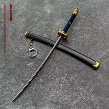 1pc Ancient Weapon Gaming Weapon Model Tang Dynasty Broadsword, Beginner Level Metal Weapon Model, Alloy Decoration, Birthday/Christmas Gift
