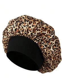 Customized Satin Smooth Sleep Cap, Can Be Customized With Name Or Logo, With Loose Elastic Band, Nighttime Hair Cap For Women, Suitable For All Hair Types