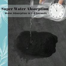 1pc tapete de cocina de tira larga y gruesa, tapete de baño antideslizante de franela, tapete absorbente para puerta de casa, tapete resistente a la suciedad - Albaricoque - Ver 5