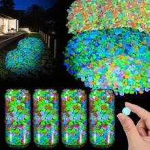 Glow In The Dark Tuinkiezelstenen Voor Tuin- En Wandelpaddecoratie, DIY Decoratieve Lichtgevende Stenen, Greate A Magical Garden, Aquariumdecoratie, Landschapsarchitectuur, Kerstversieringen Of Bruiloftsdecoratie (0,3 inch - 0,43 inch), Valentijnsdag