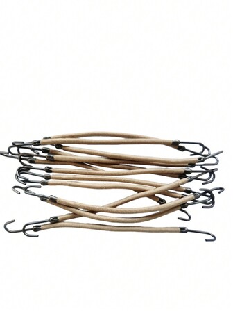 15pcs Ponytail Rubber Elastic Hook Hair Ties Thick Hair Styling Elastic Hook Hair Tie Hair Bobbles ,Hair Rope Hair Accessories Head Accessories