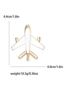 Strass Flugzeug Broschen für Frauen, unisex Email Flugzeug Anstecknadeln, Büro Party Freunde Geschenke Accessoires
