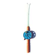 1 Pieza Caña de pesca de hielo mini de 35/40/75/80cm con carrete de plástico para principiantes, para lagos, estanques y ríos