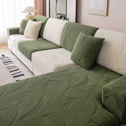 1件装弹力沙发套，防滑防溅全覆盖加厚面料沙发垫套，可机洗，防尘，宠物友好，适用于卧室、办公室、客厅、L型沙发及1/2/3/4座毛绒家具，保暖厚实