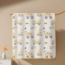 可爱图案防水尿布更换垫，吸水尿垫，更换垫，柔软可重复使用可洗床垫，感恩节礼物