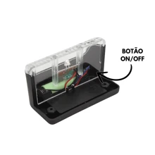 Solar Energy Stair Bollard Kit External LED Surface Mounted Light Black