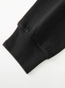 Annil T-shirt a maniche lunghe per bambini, stile casual con collo tondo. Colore bianco, elastico, ampio e alla moda, adatto per la primavera.