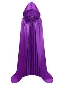 1 件巫师斗篷，恶魔服装斗篷，适合派对、化妆舞会、万圣节装扮 - 彩色 - 查看 7