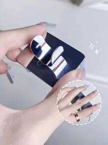 Three Pieces Makeup Set, Choose The Right Tools, And Return You To Beauty. Tools Include: Palette Stainless Steel+Word Foundation Brush+Powder Puff, Acrylic Transparent Liquid Foundation Palette With Metal Color Bar, And Liquid Foundation Brush.Stainless Steel Makeup Palette With Spatula Tool Foundation Brush Makeup Art Tool For Mixing Foundation Nail Art Eye Shadow Makeup Pigment Blending,Easy To Travel And Carry, A Set Of Makeup Is Done. - Multicolor - View 3