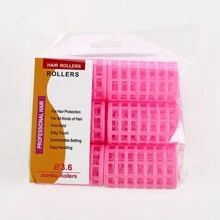 6-14pcs No Heat Hair Curlers, Plastic Material, Create Voluminous Curls, Suitable For Bangs & Hairstyles, Ideal Hair Styling Tool & Accessory - Multicolor - View 27