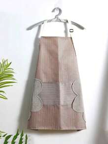 1pc Waterproof Aprons For Women With Pockets,Waterproof Kitchen Aprons Suitable For Cooking Baking Men Women