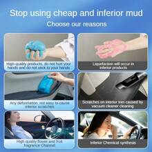 Car Cleaning Dust Remove Gel Car Interior Detailing Clean Magic Mud Universal Household Keyboard Cleaning Tool Car Accessories