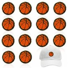 3 Stück Sport Ball bestickte Bügelflicken Set, Fußball Baseball Basketball Rugby Reparatur Aufkleber Applikation, DIY Zubehör für Rucksäcke, Kleidung, Hosen, Mützen, Jeans - Verschiedenfarbig - Übersicht 6