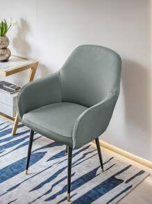 75D Wodoodporne mleczne jedwabne pokrowce na krzesła z podłokietnikami do salonu Bardzo rozciągliwe pokrowce na fotele z elastycznego spandexu przyjazne zwierzętom