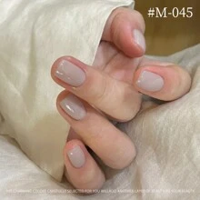 XEIJAYI 15ML Nude Pink Gel Nail Polish Series Solid Semi Permanent Nail Polish Set Kit Soak Off Uv Varnish Nail Art 6 Colors For Choose For Manicure Nail Design
