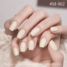 XEIJAYI 15ML Nude Pink Gel Nail Polish Series Solid Semi Permanent Nail Polish Set Kit Soak Off Uv Varnish Nail Art 6 Colors For Choose For Manicure Nail Design