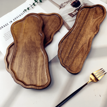 1pc Rustic Style Wooden Tray: Large Footprint Decorative Tray, Vintage Center Candle Holder Tray, Farmhouse Cushion Tray, For Tabletop Decoration, Coffee Table, Rama, Valentine's Day Birthday Plates Kitchen Accessories Kitchen Decor Trays Fruit Tray Tray Decor