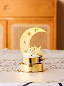 1个/2个北欧风简约金属烛台，北欧浪漫烛台，婚礼餐桌装饰，客厅和餐厅餐桌装饰，晚宴，家居礼物，生日礼物，毕业礼物 - 彩色 - 查看 10