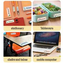 100/200/500pcs Custom Waterproof Stickers Personalized Name Labels Stickers For Kids, Back To School Supplies For Kids, Daycare Clothing Labels For Kids, Labels For Clothes, Custom Name Tag Stickers, Customizable Stickers, Custom Sticker, School Supplies For Kids, Boy, Girl,Warm Ambience,Winter Grace - Color - View 8