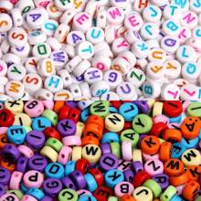 1 Pack/Set 700pcs Multicolor Letter Beads For DIY Bracelet And Necklace Making, With Elastic Cord Included