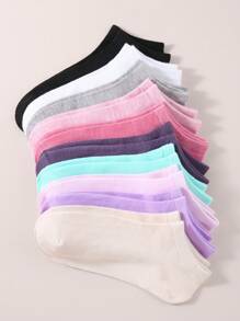 20 Pairs Of Multi-Color Socks Women's Short Socks Summer Thin Low Vamp Summer Short Socks