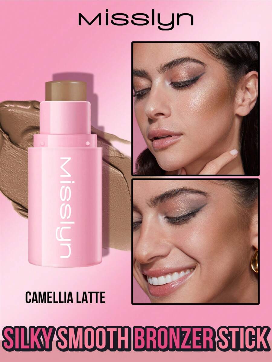Misslyn 丝滑腮红棒、腮红棒、粉色腮红、红色腮红、腮红膏、腮红球、圣诞节、Y2K、海滩旅行、持久腮红、高显色腮红、腮红、膏状腮红、腮红棒、不油腻腮红、球形腮红、双色腮红、纯素、无动物实验 - #1 Camellia Latte - 查看 1