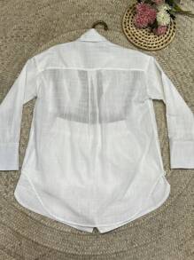 2pcs Shirt And Shorts Set - 白色 - 查看 2