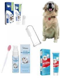 宠物牙齿护理牙膏*护理套装*指套* - 彩色 - 查看 6