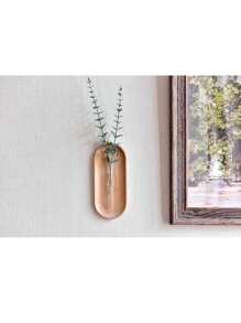 1 Stück Wanddekoration Wandblumenanordnung Anhänger DIY Handgemachte Vase Wohnzimmer Schlafzimmer Kreative Holzplatte Blumenutensilien Wanddekoration, Gartendekoration, Outdoor, Pflanzgefäß, Pflanzentopf, Gärtnerei