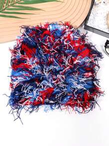 1 chiếc mũ len ấm áp ngụy trang Unisex, phong cách Hip-Hop thời trang cho mùa thu/đông - mũ lông ngụy trang - Xem 5