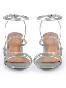 Lumiss Women Heeled Sandals - 銀色 - 查看 7