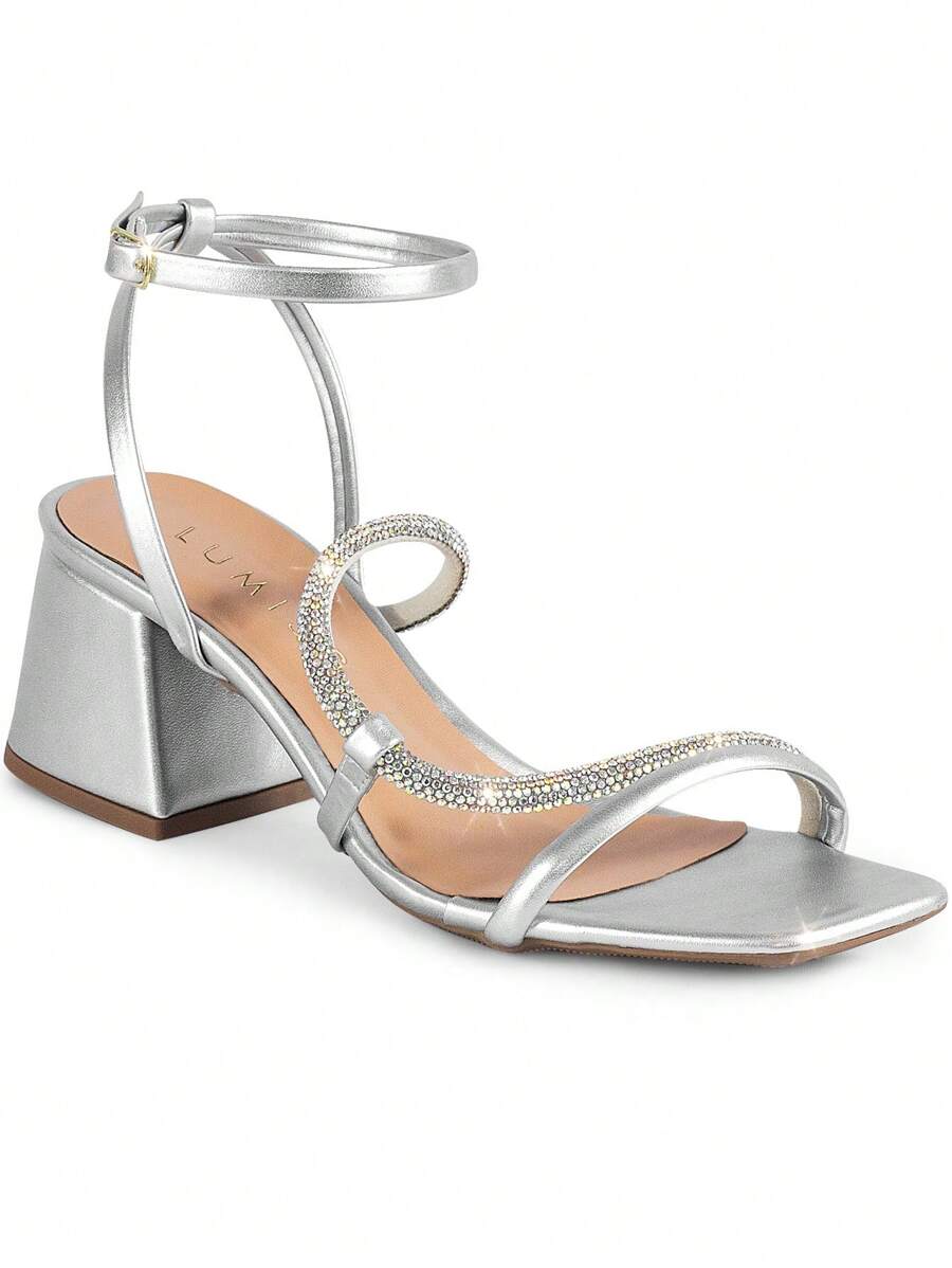 Lumiss Women Heeled Sandals - 銀色 - 查看 1