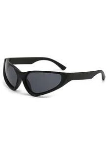 1pc Minimalist Fashion Street Style Cool Windproof Fashion Glasses, Unisex Stylish Beach Accessory
