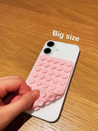 Large Double-Sided Silicone Suction Phone Case Mount,Phone Suction Grip,Octobuddy,Sticky Phone Grip, Adhesive Phone Stand Sticky For Cell Phone