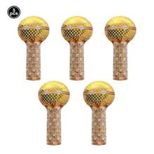 22" Photography Foil Microphone, Round Disco 4D Balloon Set, Movie Night Party Decoration, Sunglasses, Projector, Popcorn, Aluminum Foil Balloons, Movie Birthday Party Supplies