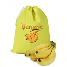 1/3 Banana Storage Bag, Vegetable Preservation Bag, Anti Ripening, Banana Storage Preservation Bag, Lightweight And Convenient Banana Bag, Tomato And Lettuce Bag, Washable, , Kitchen Supplies, Kitchen Tools, Cheapest Items