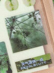 6pcs Vintage Style Stickers, Peninsula Countryside Series, Scrapbook/Planner Decorations, DIY Materials,School Supplies,Back To School