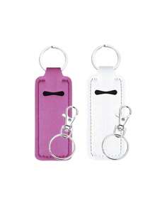Chapsticks Holder Keychain For Lipstick Lip Balm Keychain Holder With Clip Stocking Stuffers For Women Winter,Lipstick Sleeve Pouch Lip Balm Bag,Portable Pocket Lip Gloss Tube Holder ,Travel Accessory,Lipstick Cover Key Chain, Multi-Function Accessories