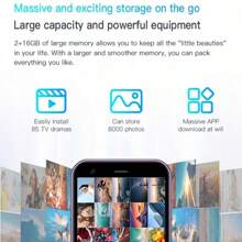 SOYES XS15 Mini Small Size SmartPhone 3.0" Display Android 8.1 2GB RAM 16GB ROM Dual SIM Standby Play Store 3G Small Size Phone 1000mAh Small Battery Capacity - Morado - Ver 7