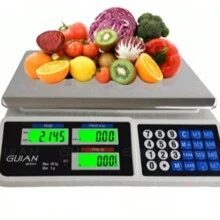 Báscula Comercial Pantalla Lcd Digital 40kg 110v - Plateado - Ver 1