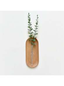 1 Stück Wanddekoration Wandblumenanordnung Anhänger DIY Handgemachte Vase Wohnzimmer Schlafzimmer Kreative Holzplatte Blumenutensilien Wanddekoration, Gartendekoration, Outdoor, Pflanzgefäß, Pflanzentopf, Gärtnerei