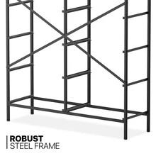 10 Gray Drawer Dresser Tall Chest Fabric Storage Organizer Bedroom Cabinet Unit - 1 - View 9