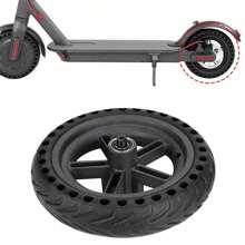 8.5" Honeycomb Runflat Tire Rear Wheel+Hub+Disc Brake Disc For M365/1S/LITE