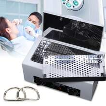 Rainaut 110V 300W Dry Heat Sterilizer Cabinet Autoclave Magnifier Tattoo Disinfect Salon Machine High-Temperature Disinfection Box, Metal Cleaning Box, Sterilizer Box 31*20.5*17.5cm/12.2*8.07*6.89in - Xem 4