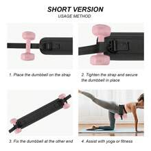 1pc Pink Hip Thrust Training Belt For Dumbbell,Hip Resistance Band With 14cm Width, Hip Pad For Glute Bridge & Butt Exercise, For Dumbbell & Kettlebell Workout, Bow Step & Reverse Squat, Gym